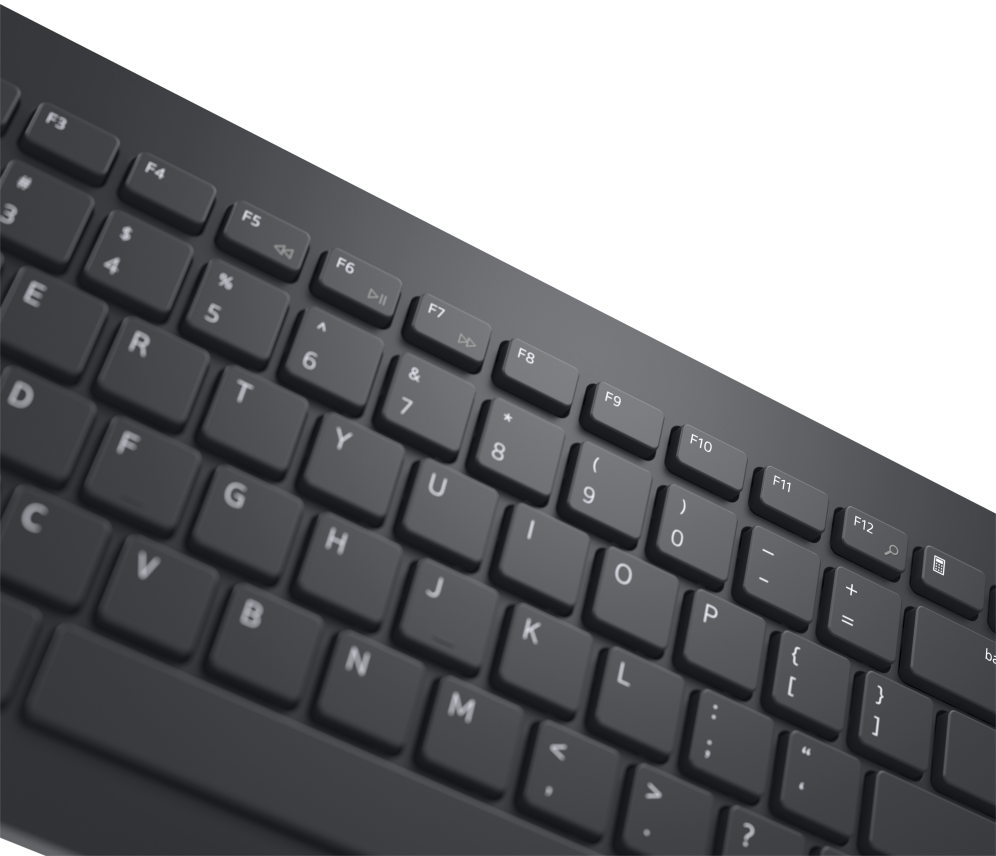 COMBO TECLADO RATON DELL KM3322W INALAMBRICO NEGRO - detalle