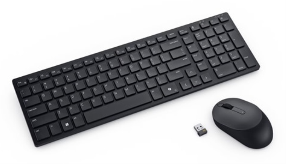 COMBO TECLADO RATON DELL PRO SILENCIOSO KM555 NEGRO INALAMBRICO - detalle