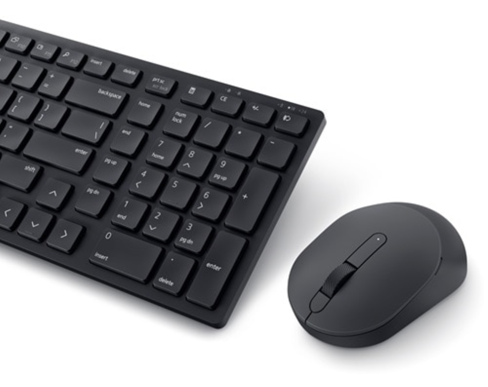 COMBO TECLADO RATON DELL PRO SILENCIOSO KM555 NEGRO INALAMBRICO - detalle