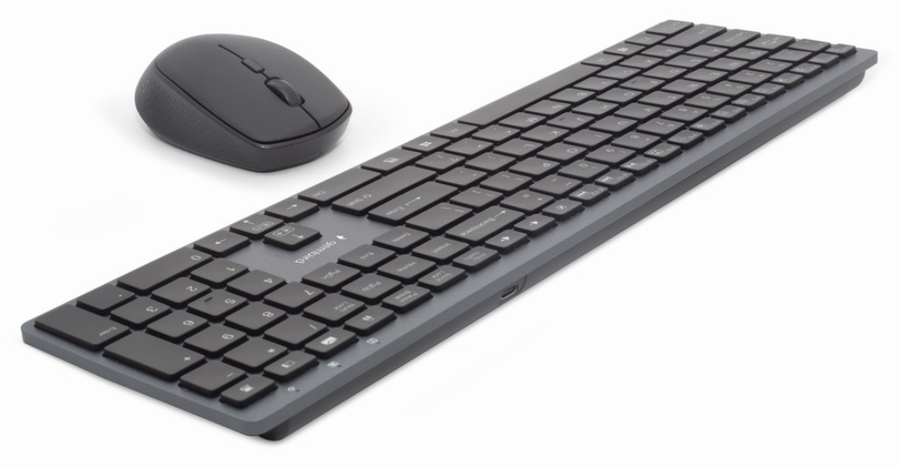 COMBO TECLADO RATON GEMBIRD BUSINESS SLIM RETROILUMINADO INALAMBRICO PT NEGRO - detalle