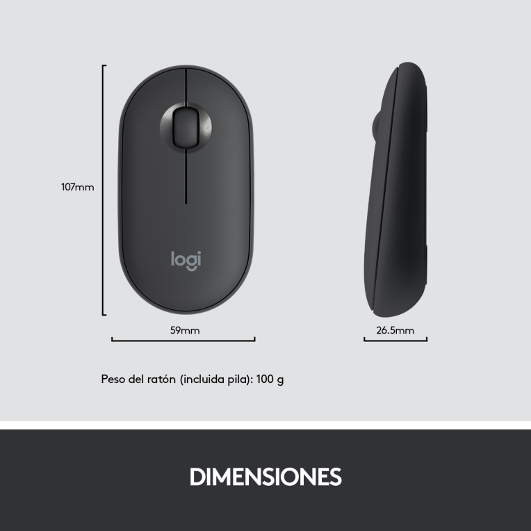 COMBO TECLADO RATON LOGITECH COMBO MK470 INALAMBRICO GRAFITO - detalle