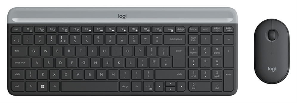 COMBO TECLADO RATON LOGITECH COMBO MK470 INALAMBRICO GRAFITO
