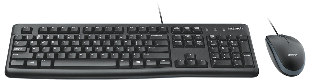 COMBO TECLADO RATON LOGITECH MK120 USB NEGRO - detalle