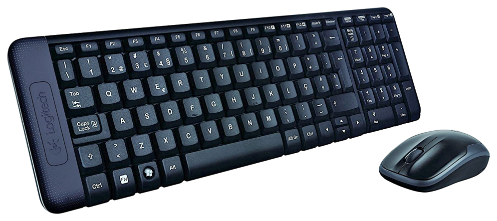 COMBO TECLADO RATON LOGITECH MK220 RF INALAMBRICO NEGRO