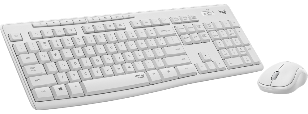 COMBO TECLADO RATON LOGITECH MK295 RF INALAMBRICO BLANCO - detalle