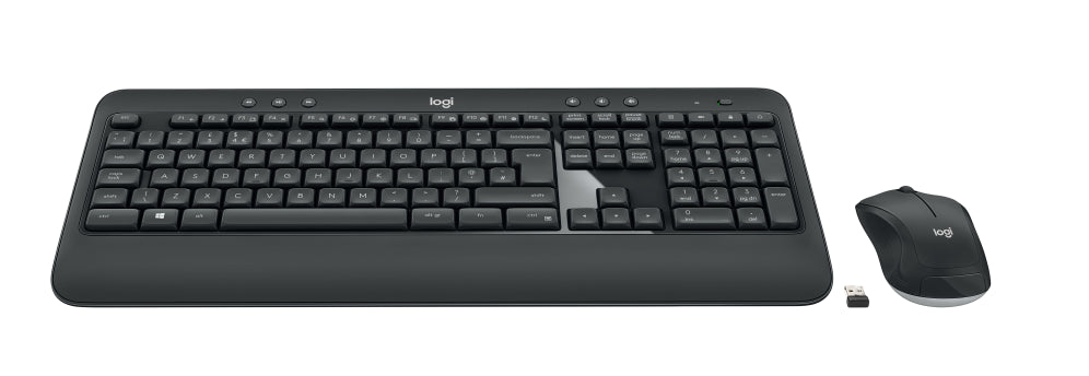 Logitech 920-008680 teclado Ratón incluido Universal RF inalámbrico QWERTY Español Negro. Blanco