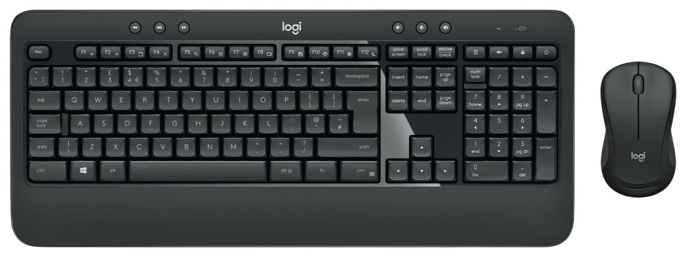 COMBO TECLADO RATON LOGITECH MK540 NEGRO INALAMBRICO PILAS - detalle