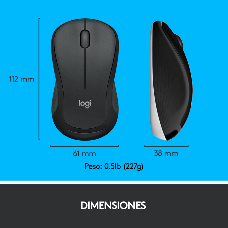COMBO TECLADO RATON LOGITECH MK540 NEGRO INALAMBRICO PILAS - detalle