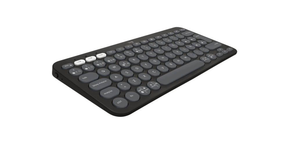 COMBO TECLADO RATON LOGITECH QWERTY INALAMBRICO GRAFITO - detalle