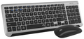 SUBBLIM SUBKBC-DCEP20 teclado Ratón incluido Universal RF Wireless + Bluetooth QWERTY Español Negro. Gris