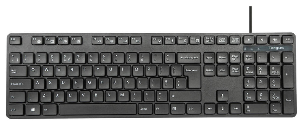 COMBO TECLADO RATON TARGUS USB NEGRO - detalle