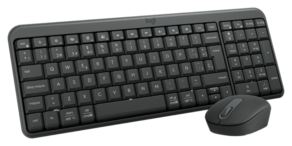COMBO TECLADO Y RATON LOGITECH MK250 BLUETOOTH NEGRO - detalle