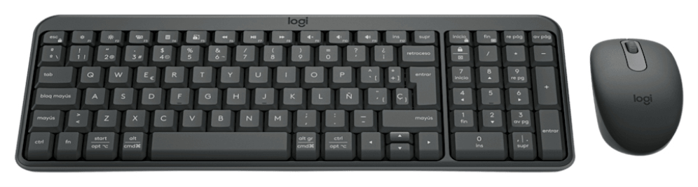 COMBO TECLADO Y RATON LOGITECH MK250 BLUETOOTH NEGRO - detalle