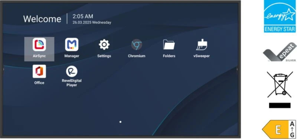 COMMERCIAL DISPLAY VIEWSONIC 43" CDE4314-2C - detalle