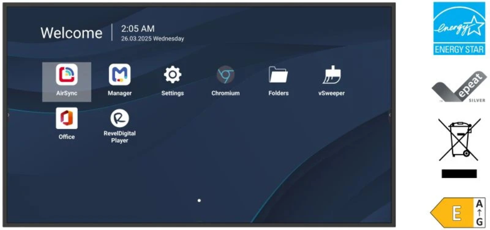 COMMERCIAL DISPLAY VIEWSONIC 55" CDE5514-2C - detalle