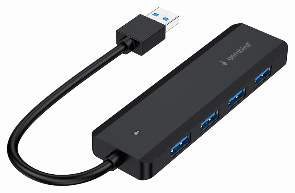 CONCENTRADOR GEMBIRD USB 3.1 (GEN.1) DE 4 PUERTOS - detalle
