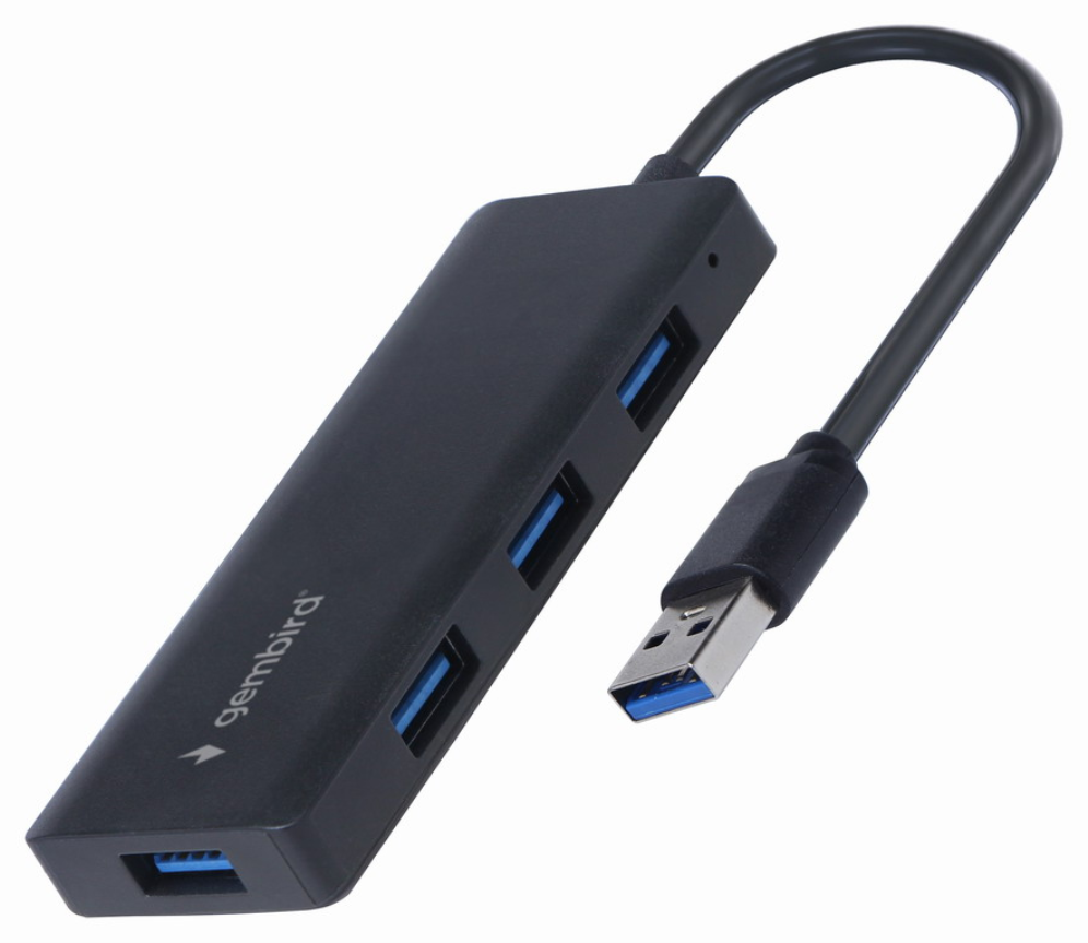 CONCENTRADOR GEMBIRD USB 3.1 (GEN.1) DE 4 PUERTOS