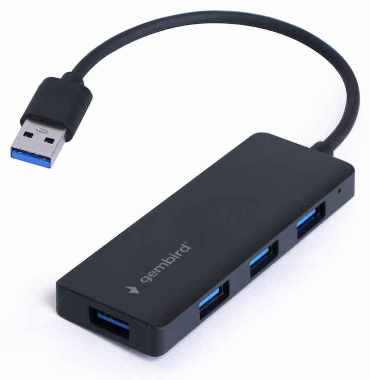 CONCENTRADOR GEMBIRD USB 3.1 (GEN.1) DE 4 PUERTOS - detalle