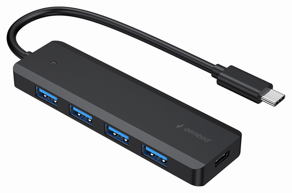 CONCENTRADOR GEMBIRD USB 3.1 (GEN 1) TIPO C DE 4 PUERTOS