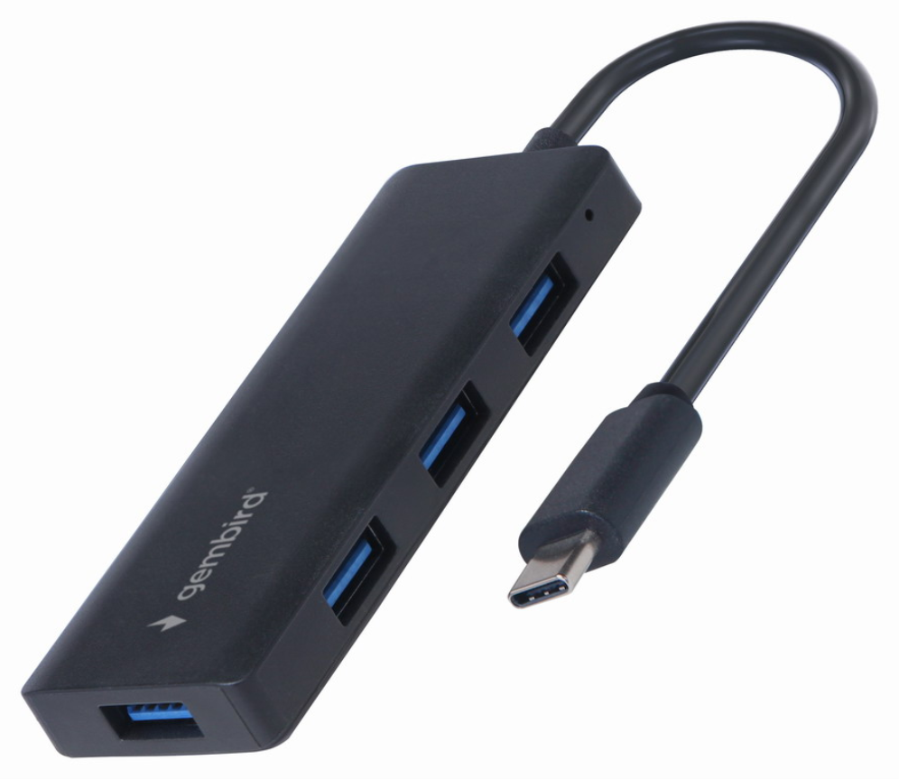 CONCENTRADOR GEMBIRD USB 3.1 (GEN 1) TIPO C DE 4 PUERTOS
