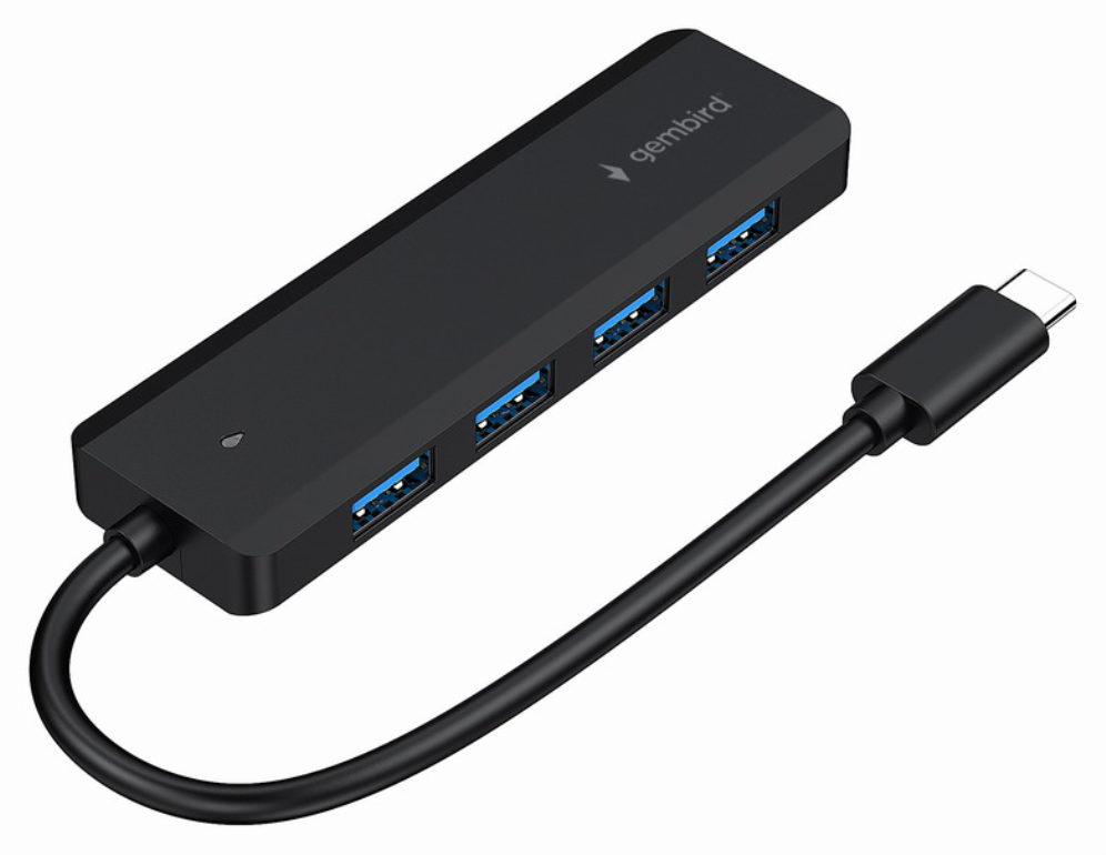 CONCENTRADOR GEMBIRD USB 3.1 (GEN 1) TIPO C DE 4 PUERTOS - detalle