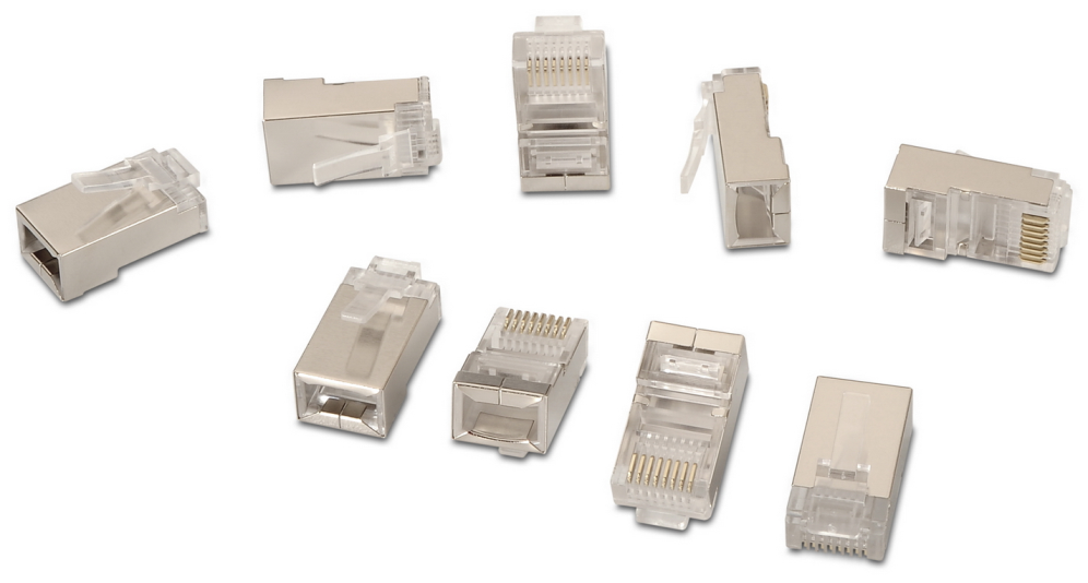 CONECTOR AISENS RJ45 8 HILOS FTP CAT.5E AWG24 (10 UDS) - detalle