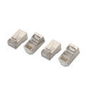 AISENS A139-0298 conector RJ-45 Acero inoxidable. Transparente
