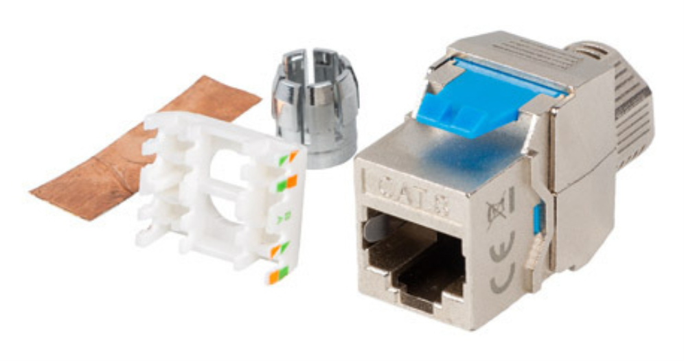CONECTOR KEYSTONE LANBERG CAT.8.1 FTP RJ45 TOLLESS - detalle