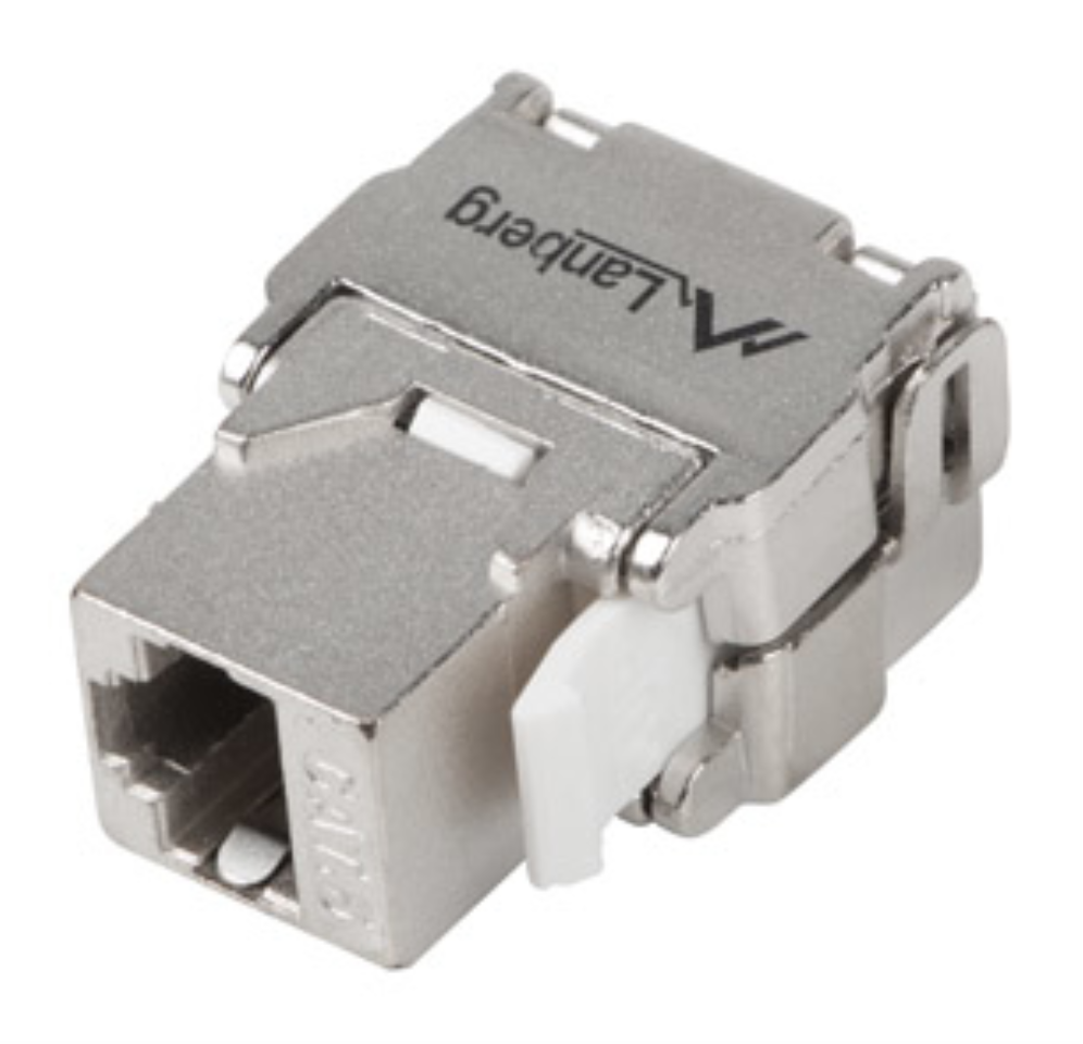 CONECTOR KEYSTONE LANBERG TOOLLESS RJ45 A LSA CAT.6 FTP 180 GRADOS