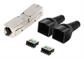 CONECTOR LANBERG ADAPTADOR 2X RJ45 CAT6 FTP PLUG 8P8C TOOL-LESS