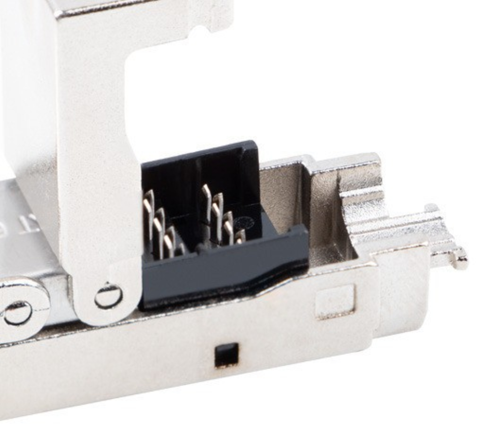 CONECTOR LANBERG ADAPTADOR 2X RJ45 CAT6 FTP PLUG 8P8C TOOL-LESS - detalle
