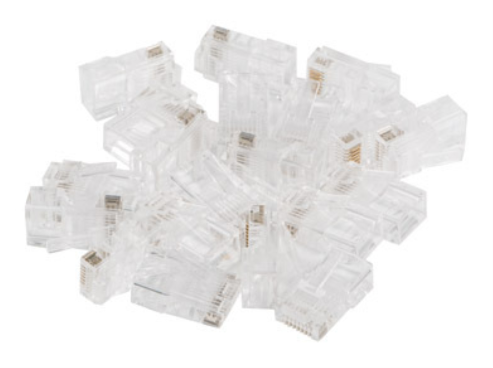 CONECTOR LANBERG CAT.6 UTP 8P8C PASS THROUGH TYPE 100PCS - detalle