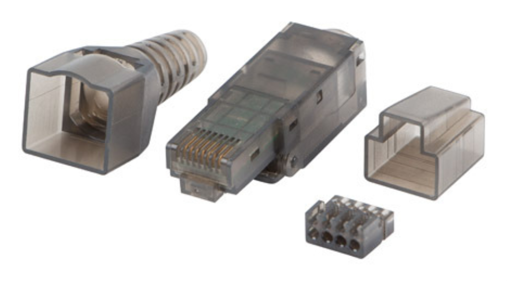 Lanberg PLUA-6000TL conector RJ-45 Transparente
