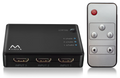 CONMUTADOR EWENT HDMI 3 PUERTOS 4K 30HZ USB MANDO A DISTANCIA