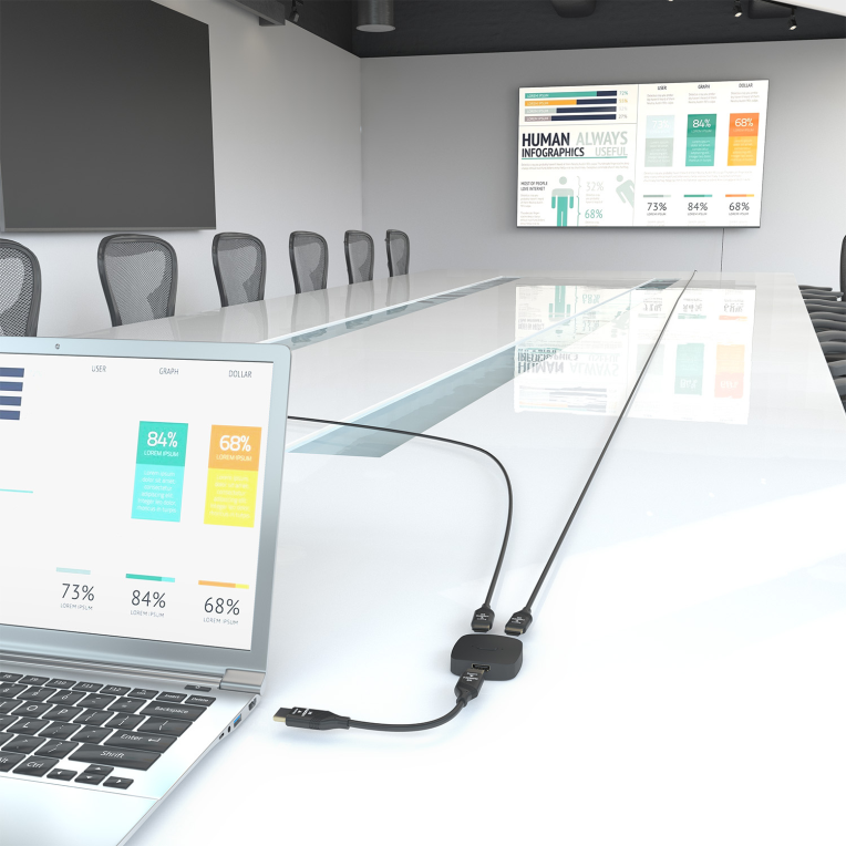 CONMUTADOR HDMI AISENS SWITCH 4K60HZ 2X1 NEGRO - detalle