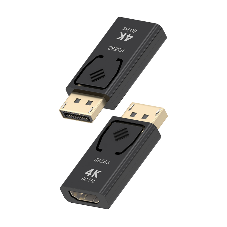 CONVERSOR AISENS DISPLAYPORT A HDMI 4K@60HZ DP/M-HDMI/H NEGRO - detalle