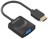 AISENS Conversor HDMI a SVGA. HDMI A/M-SVGA/H. Negro. 15?m