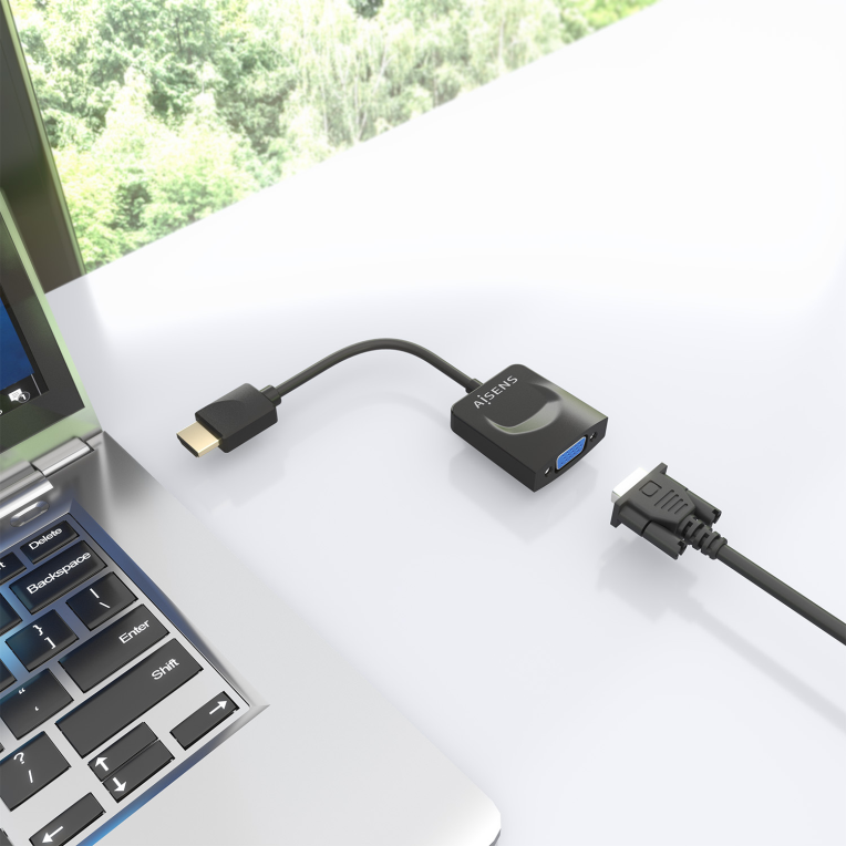 CONVERSOR AISENS HDMI MACHO SVGA HEMBRA - detalle