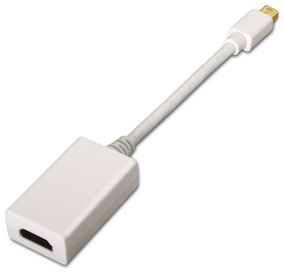 CONVERSOR AISENS MINI DISPLAYPORT A HDMI MDP/M-HDMI A/H BLANCO 15CM - detalle