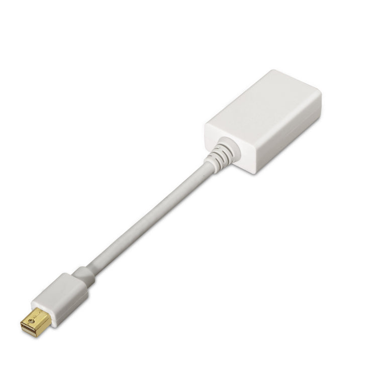 AISENS A125-0138 adaptador de cable de vídeo 0.15 m Mini DisplayPort HDMI Blanco