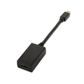 AISENS A125-0137 adaptador de cable de vídeo 0.15 m Mini DisplayPort HDMI Negro