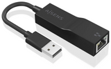 AISENS Conversor USB 3.0 a Ethernet Gigabit 10/100/1000 Mbps. Negro. 15 cm
