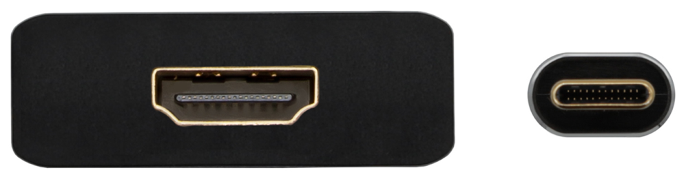 CONVERSOR AISENS USB-C A HDMI 4K30HZ USB-C M-HDMI H NEGRO 15CM - detalle
