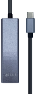 CONVERSOR AISENS USB3.1 GEN1 USB-C ETHERNET GIGABIT 3xUSB3.0 15CM