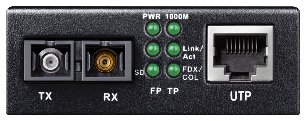 CONVERSOR CUDY 10/100/1000M GIGABIT ETHERNET MEDIA CONVERTER - detalle