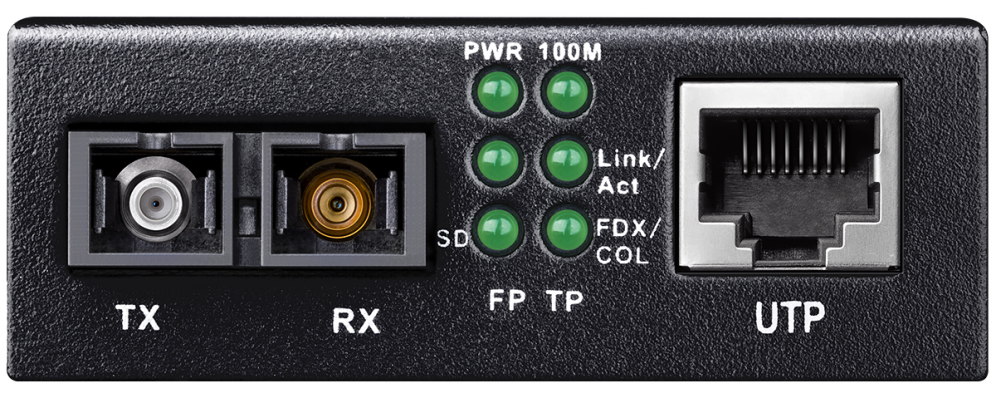 CONVERSOR CUDY 10/100M ETHERNET MEDIA CONVERTER - detalle