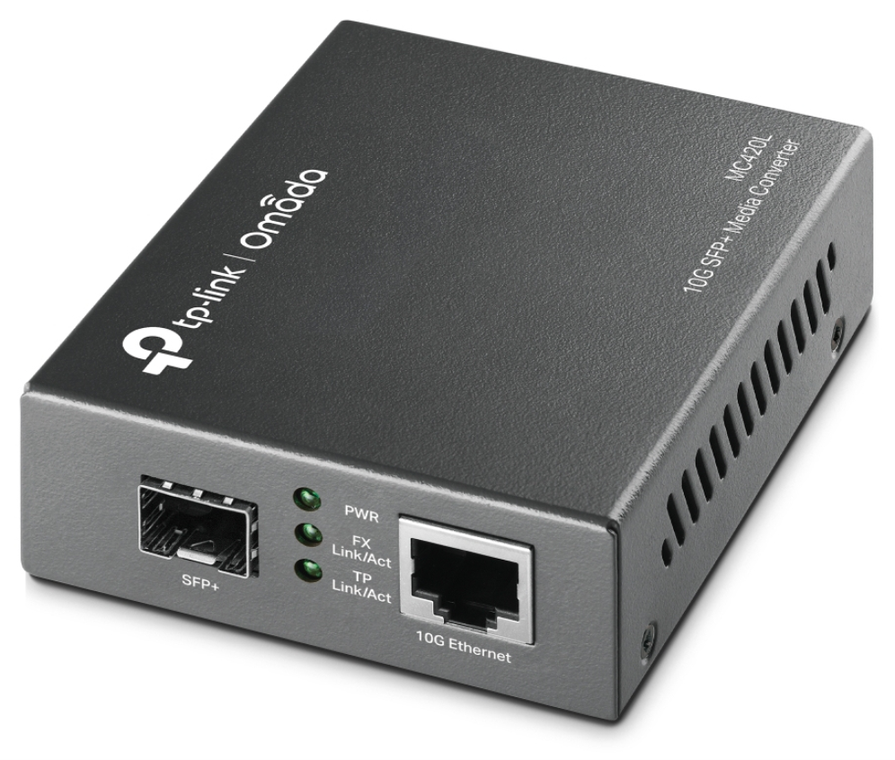 CONVERSOR DE MEDIOS OMADA SFP 10G MULTI-GIGABIT MC420L