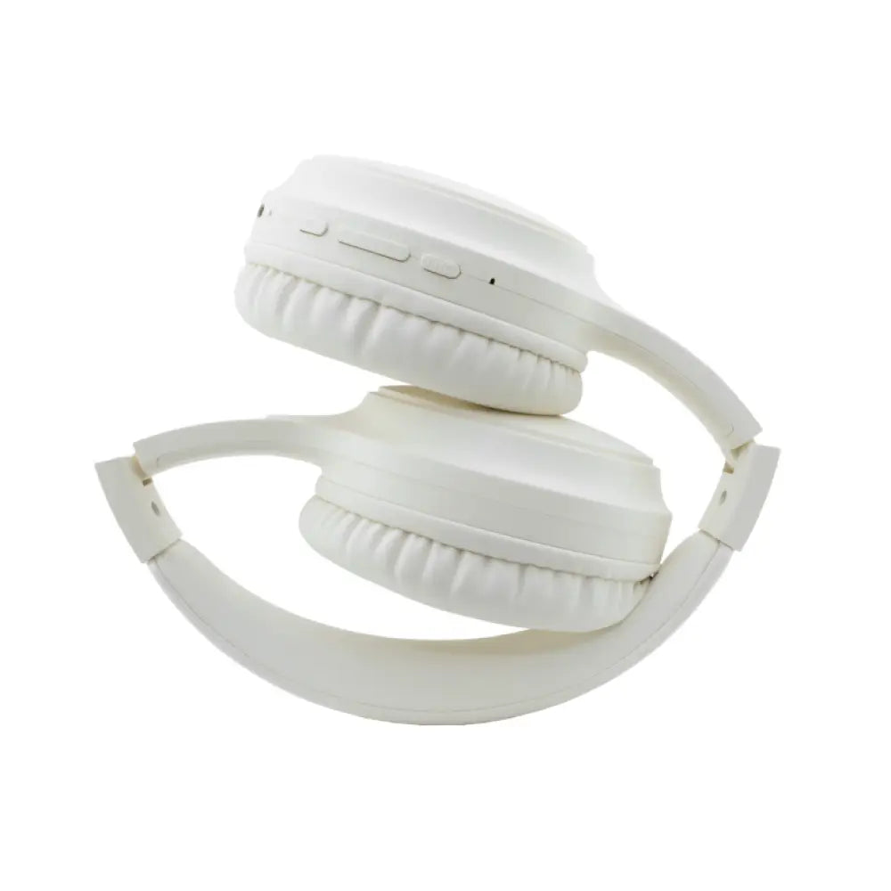 CoolBox AURICULARES BLUETOOTH 5.3 AIR40 CANCELACION RUIDO ANC BEIGE DIADEMA PLEGABLES - detalle