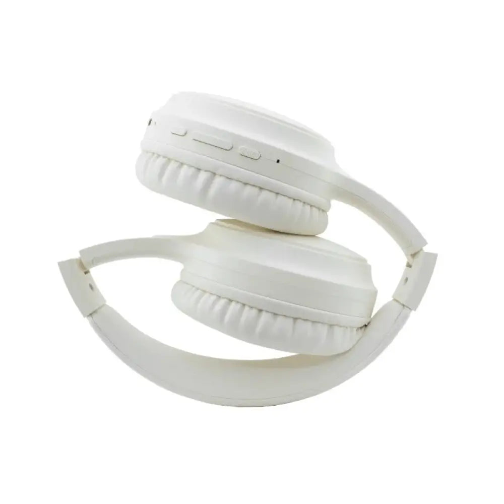 Coolbox Auriculares Diadema Air40 BT Beige - detalle