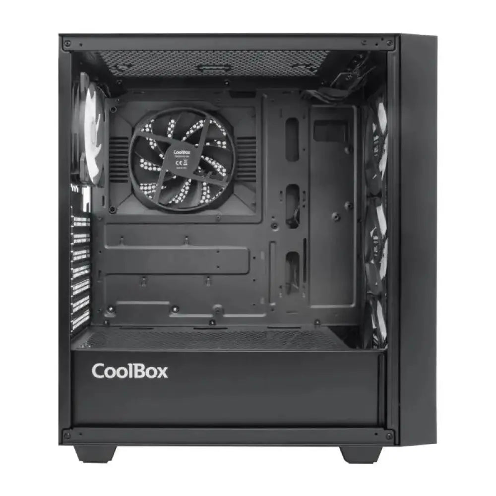 Coolbox Caja Gaming ATX GA300 GRIDLINE Black - detalle